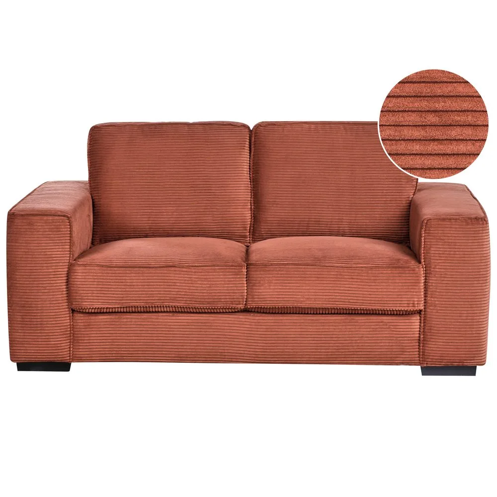 2-sits soffa Vikran Brun, Svart