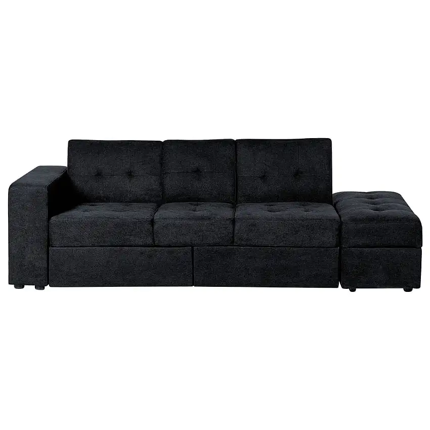 3-sits soffa Falster Svart