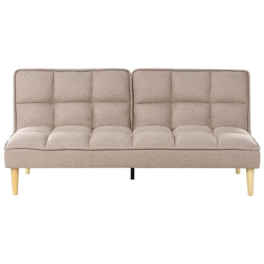 3-sits soffa Siljan Brunt, ljust trä