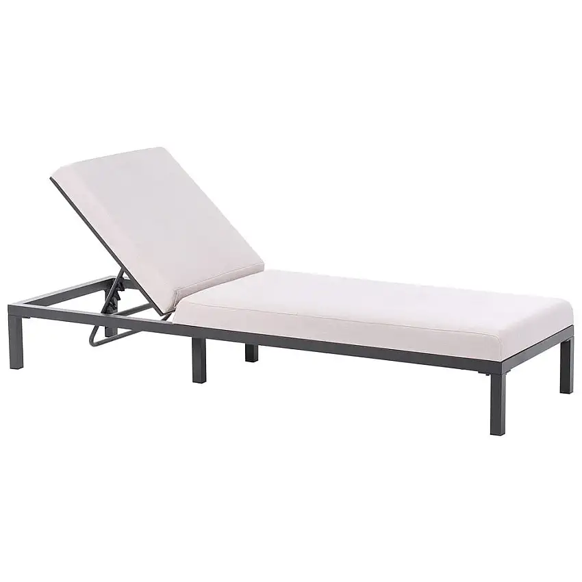 Solstol Lariano Beige, svart