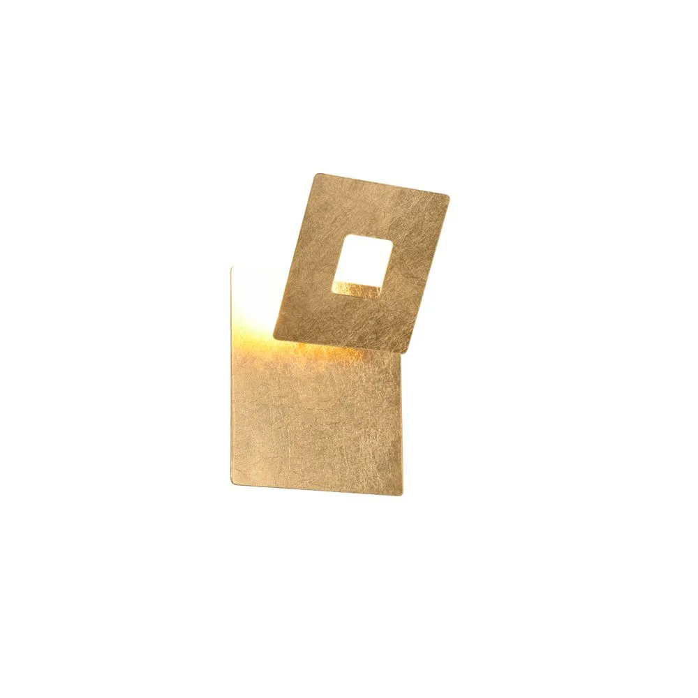 Trio Lighting Vägglampa Leano Fyrkant