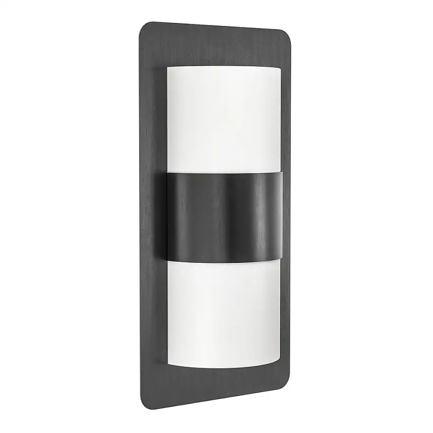 Utvändig vägglampa Cistierna Antracit/Vit