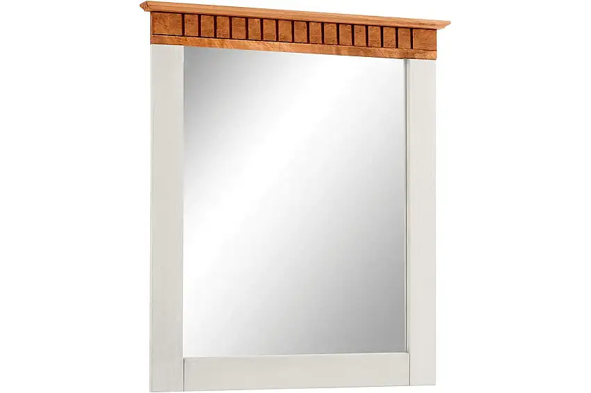 Loft24 Lisa Vägghängd Spegel Rectangulär 60x70 cm Vit