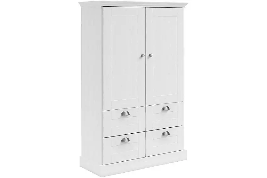Loft24 Motala Garderob 83x130 cm Vit