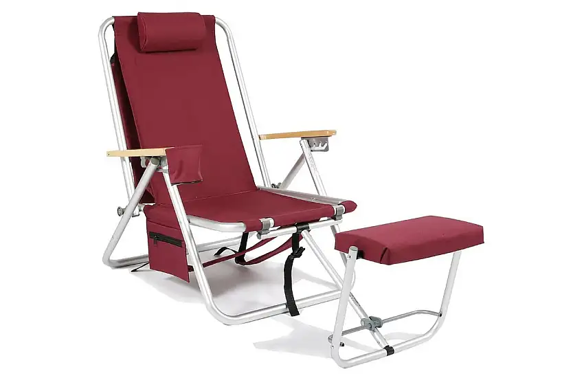 Fritab Friluftsstol Fritab ROXY med kylbag/mobilficka Bordeaux