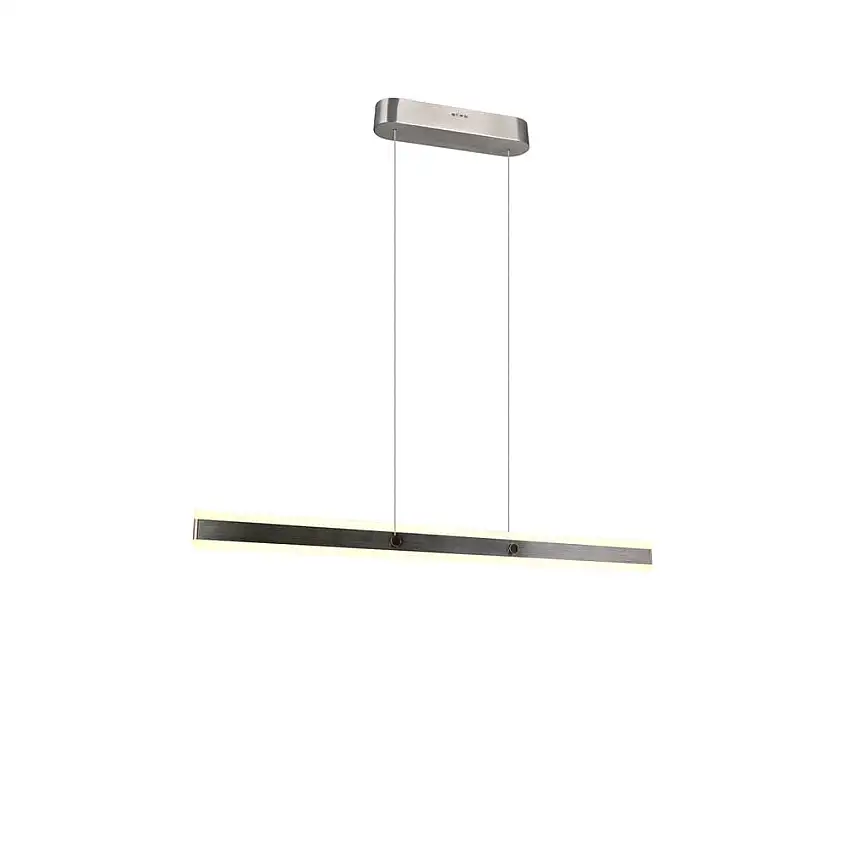 Trio Lighting Pendel TRIO Arcola 115 cm, Borstad Stål