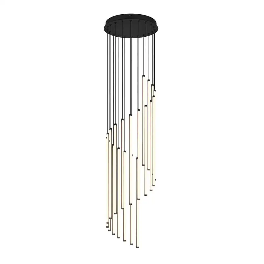 Trio Lighting Pendel TRIO Baxter Mattsvart