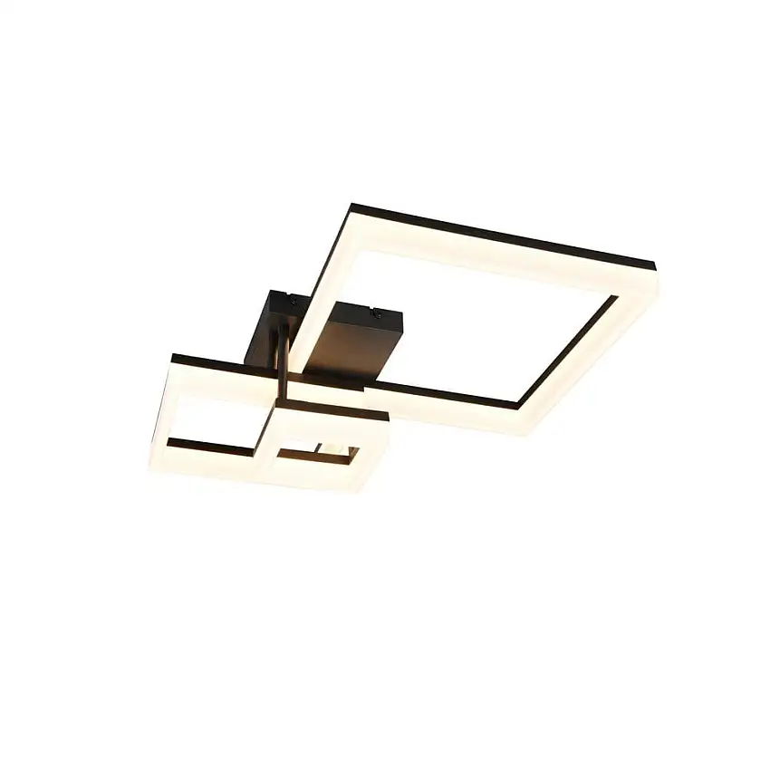 Trio Lighting Taklampa TRIO Camino 3 lampor, Mattsvart