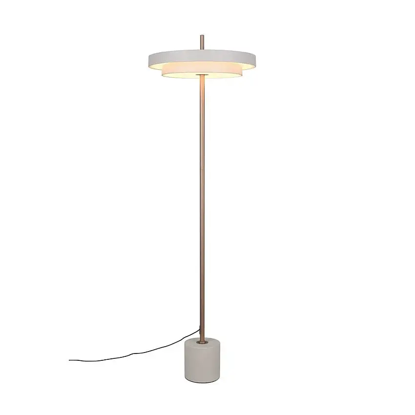 Trio Lighting Golvlampa TRIO Keaton Varm Grå