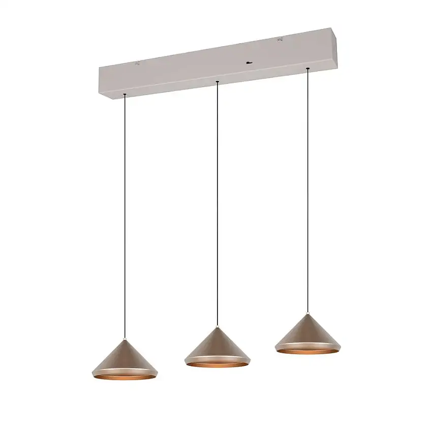 Trio Lighting Pendel TRIO Laguna 3 lampor, Coffee