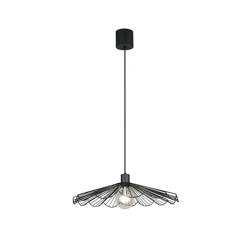 Trio Lighting Pendel TRIO Margarita50 cm, Enkelskärm