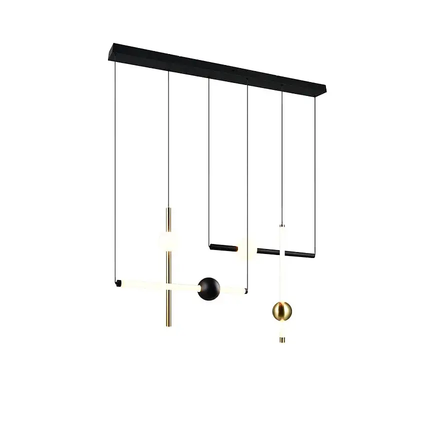 Trio Lighting Pendel TRIO Melita 110 cm, Mattsvart