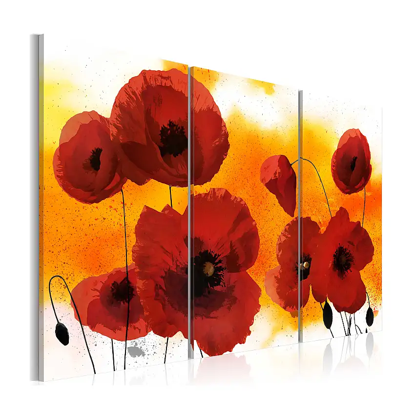 Tavla ArkiioSunny Afternoon And Poppies90x60 cm