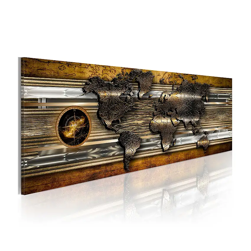 Tavla ArkiioThe Golden Map120x40 cm