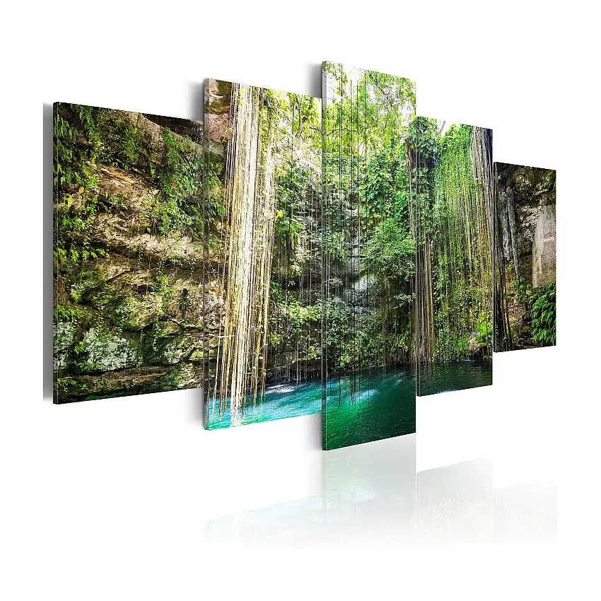 Tavla ArkiioWaterfall Of Trees100x50 cm