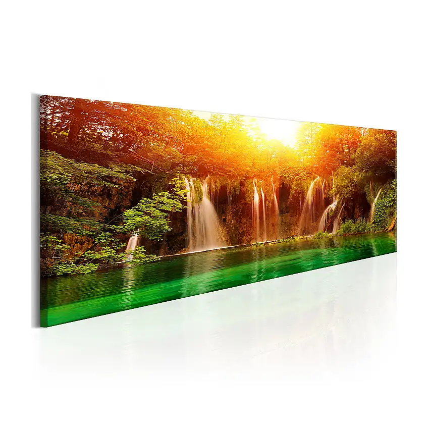 Tavla ArkiioNature Magnificent Waterfall120x40 cm