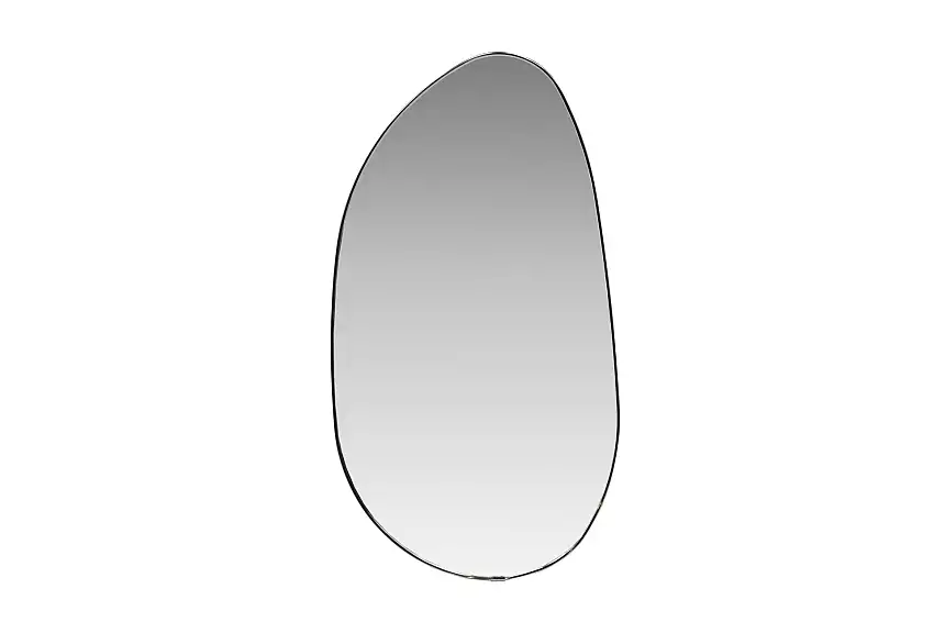 Borgholm Vägghängd Spegel 30 cm Silver