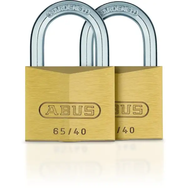 Hänglås ABUS 65/40 mm 2 stycken