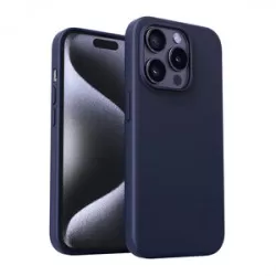 Aukey PC-GJ10C fodral för iPhone 15 Pro (stormblå)