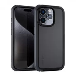 Aukey PC-UG10C fodral för iPhone 15 Pro (mörkgrå)