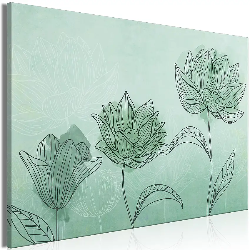 Tavla ArkiioThree FlowersStorlek 60x40