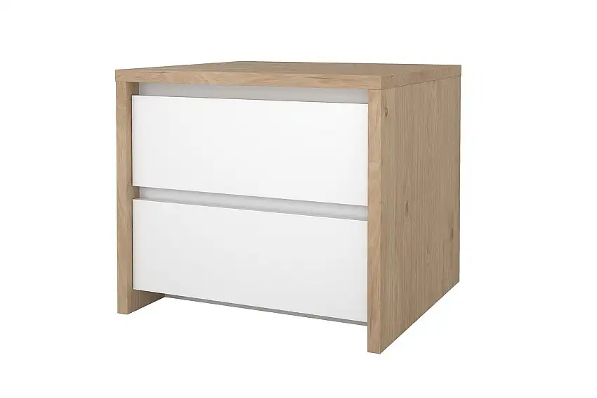 Tvilum Varun Sängbord 52 cm Vit