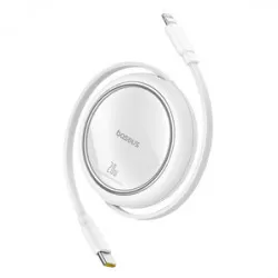 Baseus Free2Pull-kabel USB-C till iP 20W (vit)