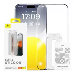 Baseus Integritetsskydd Härdat glas Baseus Sapphire iPhone 15 Plus