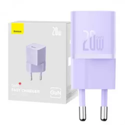 Baseus Mini väggladdare Baseus GaN5 20W (lila)