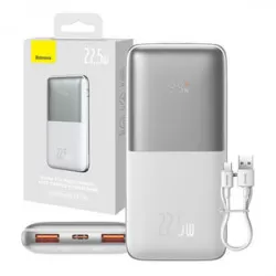 Baseus Powerbank Baseus Bipow Pro 10000mAh, 2xUSB, USB-C, 22,5W (vit)