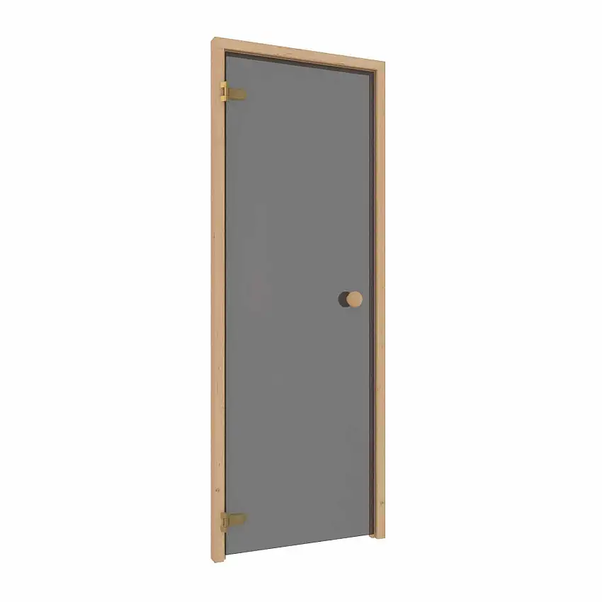 Bastudörr ThermoryTrend1990x690 mm, Rökgrått Glas