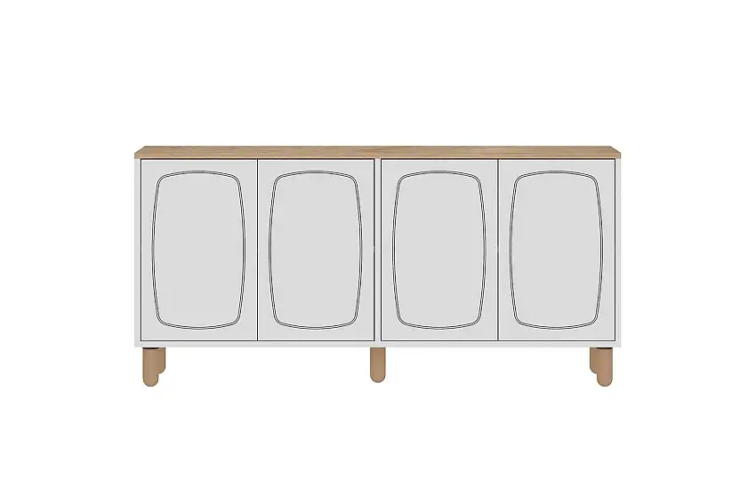 Adrin Konsollbord 150 cm Ek/Vit