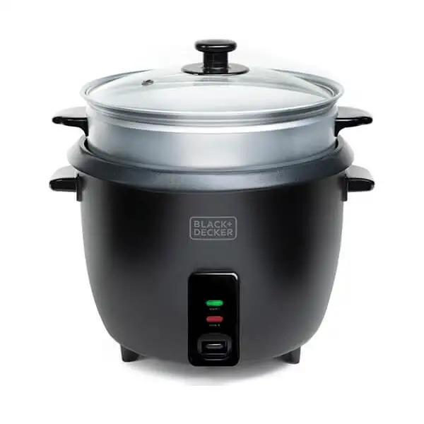 BLACK+DECKER Riskokare | 1,8 l | Svart