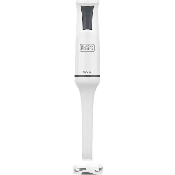 BLACK+DECKER Stavmixer, 600W, vit