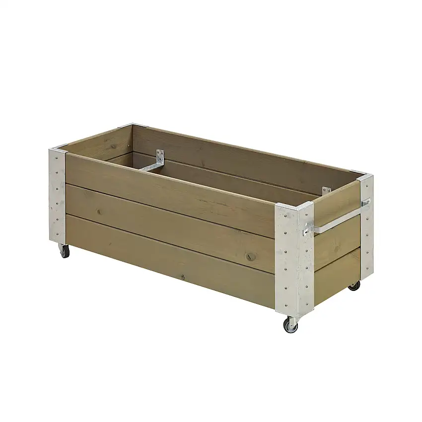 Blomlåda PLUSCubic 50x120x45 cmGråbrun