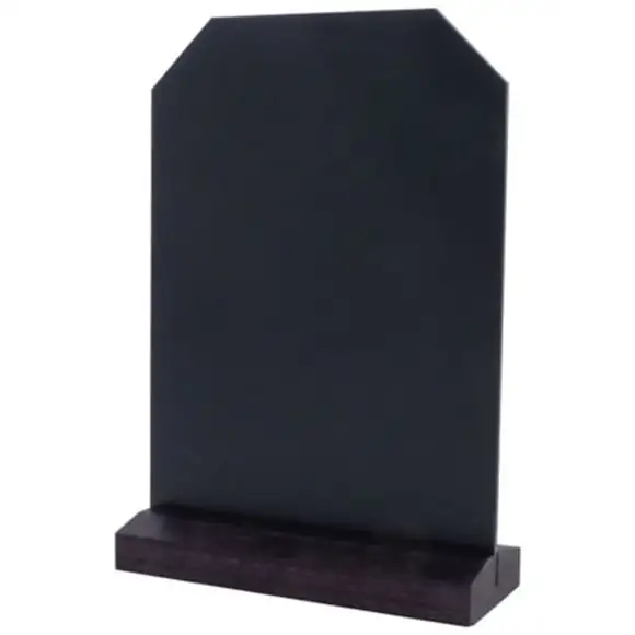 Griffel bords stående A5 rak 15x21cm svart