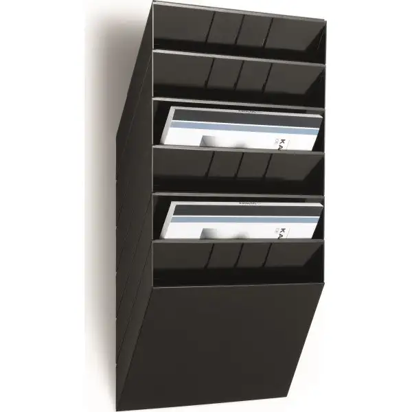 Broschyrhållare Durable Flexiboxx A4 Liggande Sv.