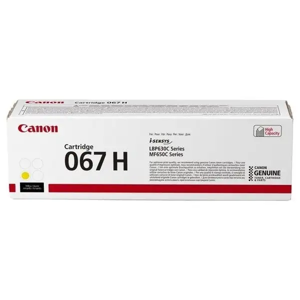 Canon 067 lasertoner | 2350 sidor | Gul