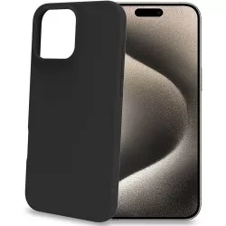 Celly Cromo Soft rubber case iPhone 16 Pro Max Svart