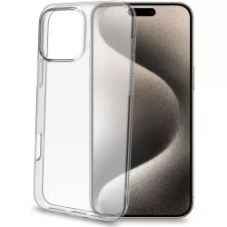 Celly Gelskin TPU Cover iPhone 16 Pro Max Transparent