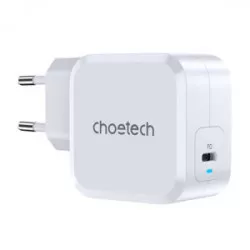 Choetech PD8007 USB-C PD45W strömladdare Choetech EU (vit)