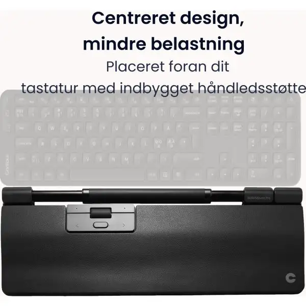 Contour RollerMouse Pro Trådlös Extended WR, läder