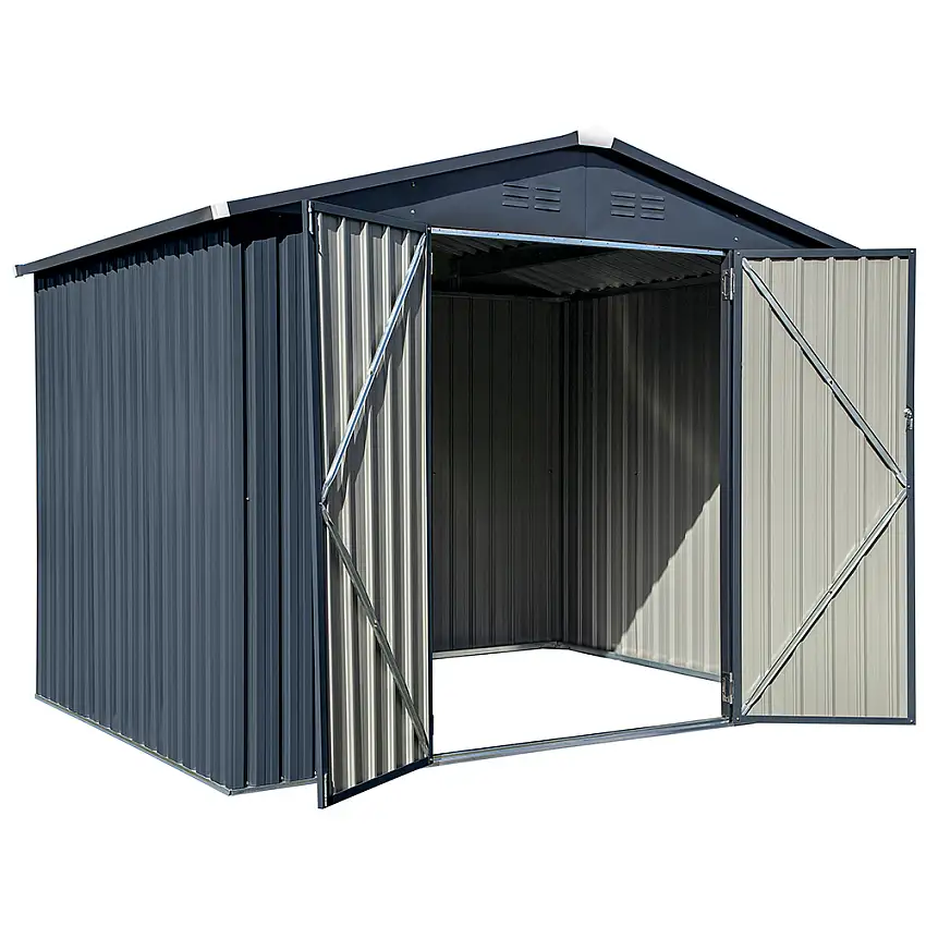 Förråd gopCover-It 4,5 m² Mörkgrå Redskapsbod