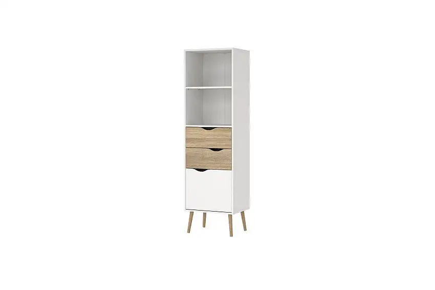 Tvilum Hostafranc Bokhylla 50,2 cm Vit