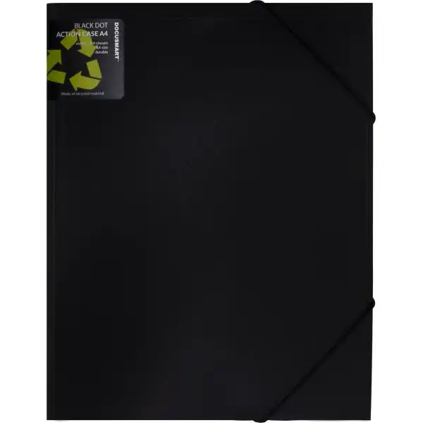 DocuSmart Lyx snoddmapp, A4, PP, svart