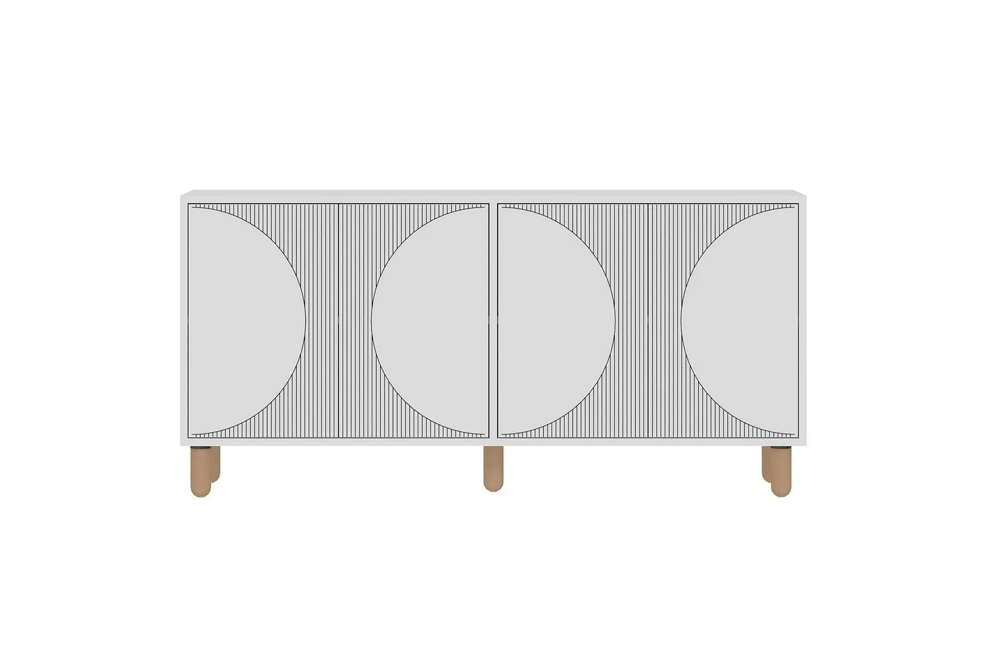 Zyric Konsollbord 150 cm Vit