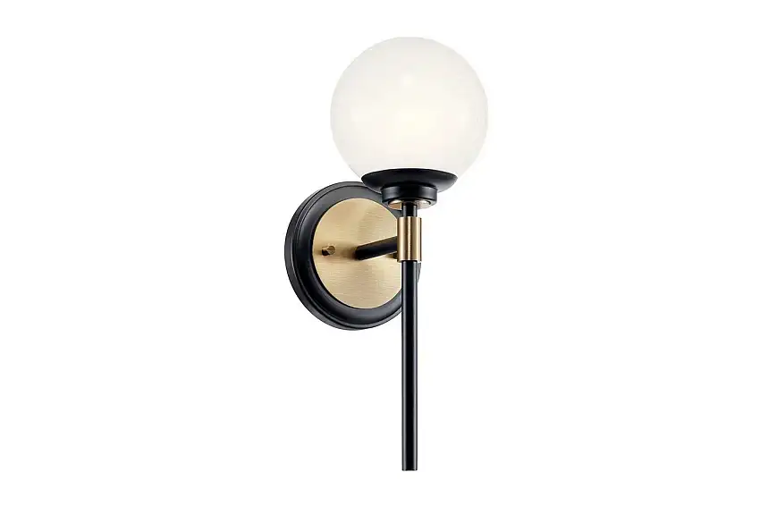 Benno Kichler Vägglampa Black||Bronze