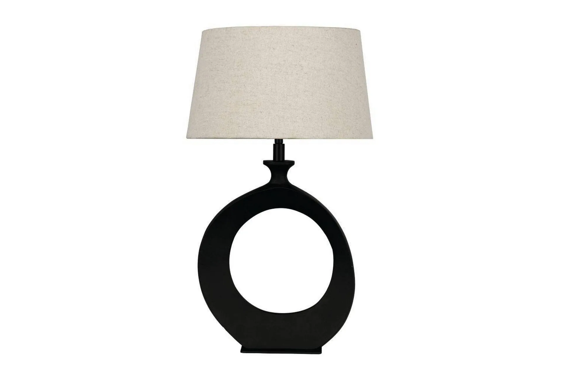 Bordslampa Eglo Diezma Svart/Natur 52 cm