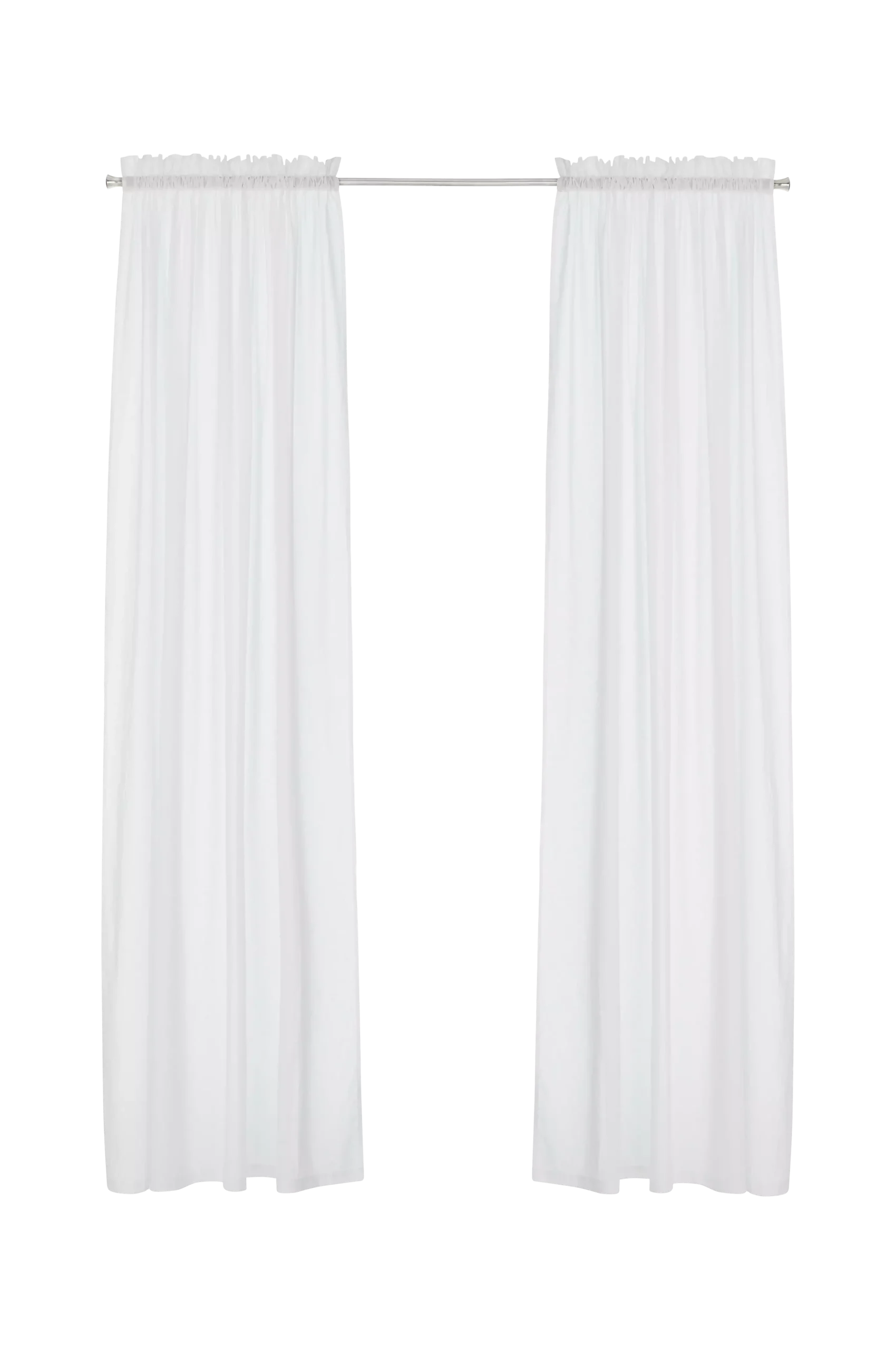 Kanallängd i bomullsvoile 2-pack