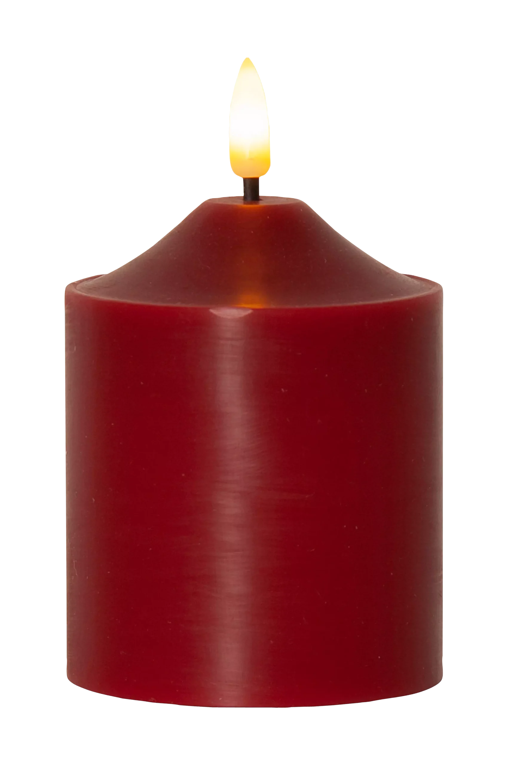LED Blockljus Flamme 12cm